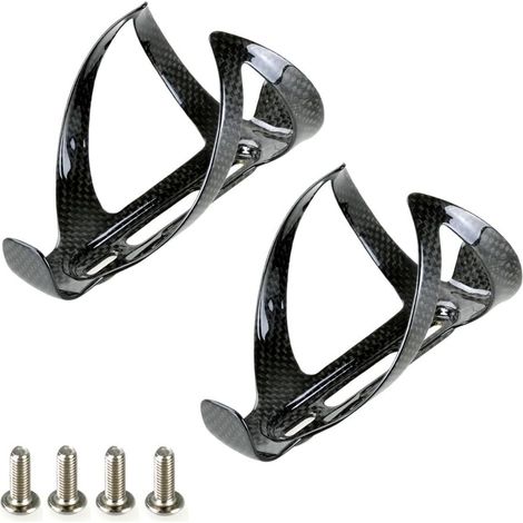 Porte-bidon en Fibre de Carbone 2 Pièces pour Vélos de Route, Vélos de Montagne, Léger 23 g pour Bouteille de 72 mm de Diamètre (1/5)