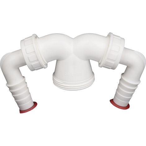 HL Doppelanschlusskopf 6/4x3/4 Zoll für Siphon HL6 Kunststoff (1/4)