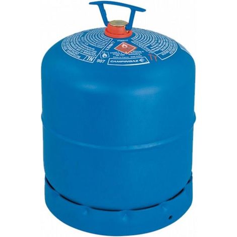 FPLUS camping botella 907 grande (vacia sin gas) , La botella modelo 907 (2,75 kg de gas butano).