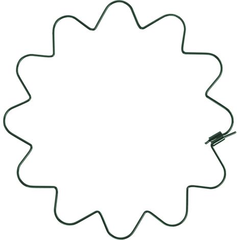 Pflanzenstütze Staudenhalter rund 25cm Stützring für Blumen Gemüse Kletterpflanzen Pflanzenhalter wellenförmig Schutz vor Umknicken TYRP5F25 (1/5)