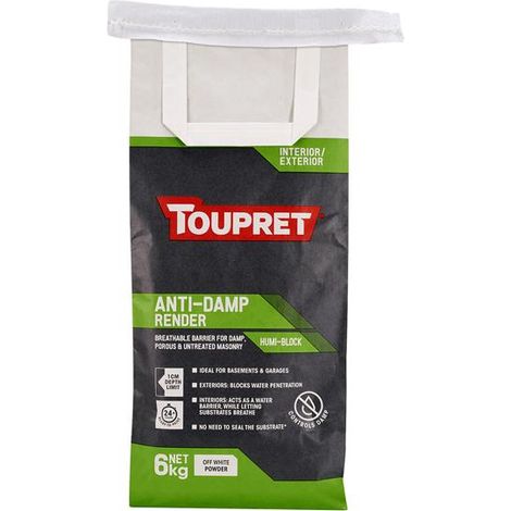Toupret Anti-damp Render 6kg (1/2)