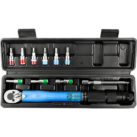 Verstellbarer Drehmomentschlüsselsatz, 1/4-Zoll-Antrieb, 3–33 Nm, Handwerkzeug, Zubehör für Fahrrad-, Motorrad- und Autoreparaturen (1/5)