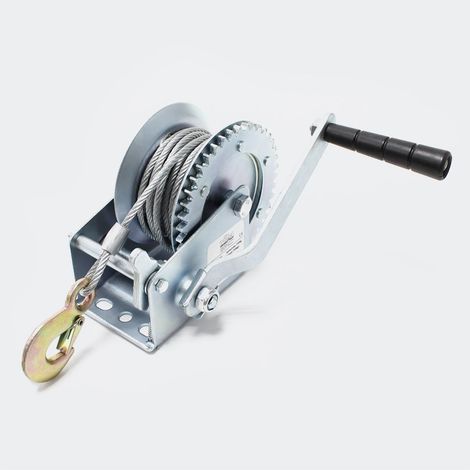 Treuil Manuel 720 kg / 10m / Ø5mm / 4x4 Bateau Quad VL Marin / 4:1 garage atelier bricolage