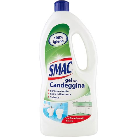 SMAC GEL BAGNO DETERGENTE CON CANDEGGINA 850 ML (1/4)