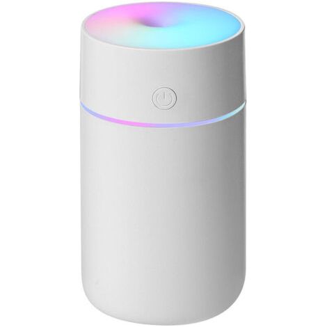 Eosnow Humidificateur de voiture USB, arôme coloré, atomisation Rechargeable, Mini Portable pour la maison, blanc (1/4)