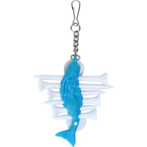 Lot de 10 porte-balles de golf en TPE souple, aspect cartoon, déco portable, type sirène, supports à clous et tees (1/5)