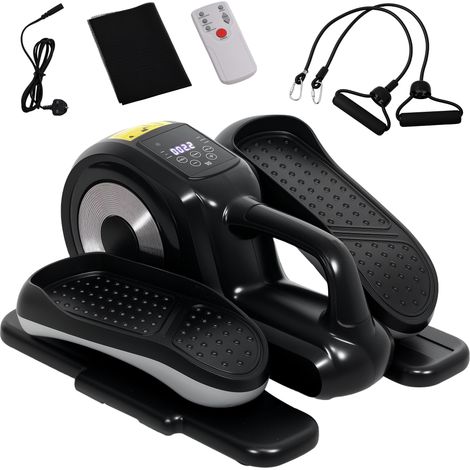 SPORTNOW Mini Elliptical Machine, Seated Pedal Exerciser w/ Remote Control (1/5)