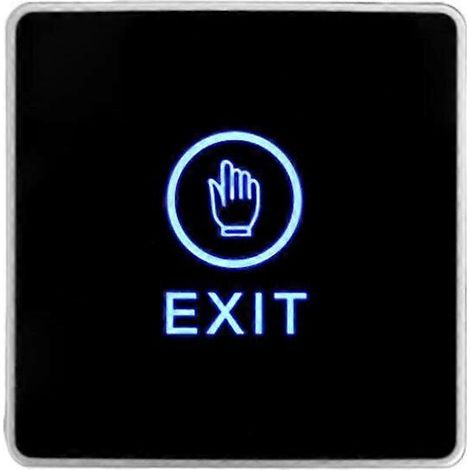 Panel de botones táctiles con retroiluminación para salida NO/NC/COM para protección de seguridad del hogar con indicador LED para sistema de control de acceso. (1/5)