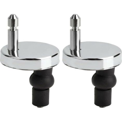 Set of 2 Universal Toilet Seat Mounting Brackets, Folding Toilet Seat, Toilet Lid, Toilet Seat Mounting Brackets, Replacement Toilet Seat Mounting Brackets (1/5)