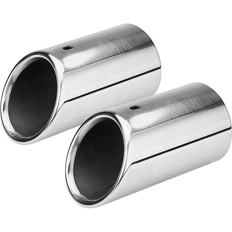 Embout d'échappement, tuyau d'échappement, 1 paire d'échappements en acier inoxydable pour Audi A4 B8 2007-2014 Pièces automobiles Entretien (1/5)