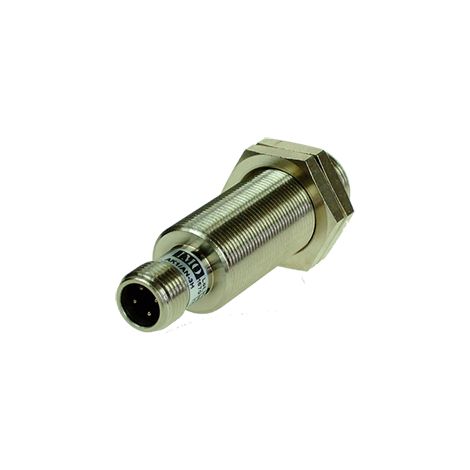 Detecteur inductif M18, 24VDC 3 fils, 8 mm, NO, NPN, noyable, M12 Plug AK1/AN-3H