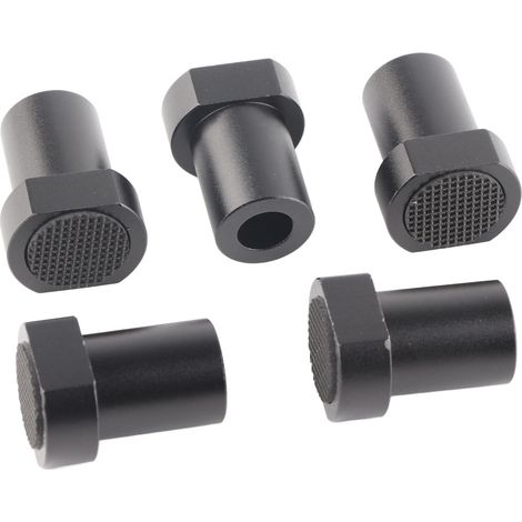 5 Stück 20 mm Bankhaken aus Aluminiumlegierung, Werkbank-Bremseinsätze, Tischklemmen-Anschlagstifte für Holzbearbeitung (1/5)