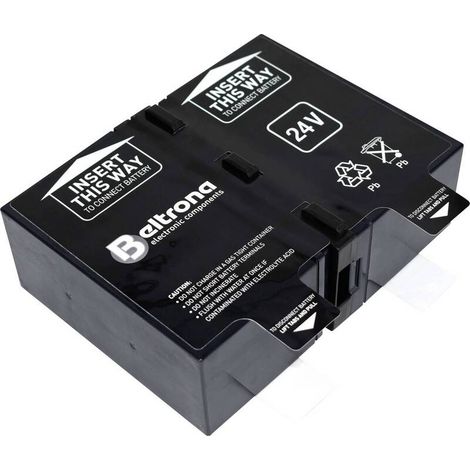 [GEBRAUCHT] B-Ware Beltrona USV-Anlagen-Akku RBC124 Ersatzakku für APC SMC1000I-2U Blei-Vlies AGM (1/2)