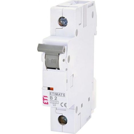 Interruptor automático 1P B2 6kA CA etimat 6 002111510