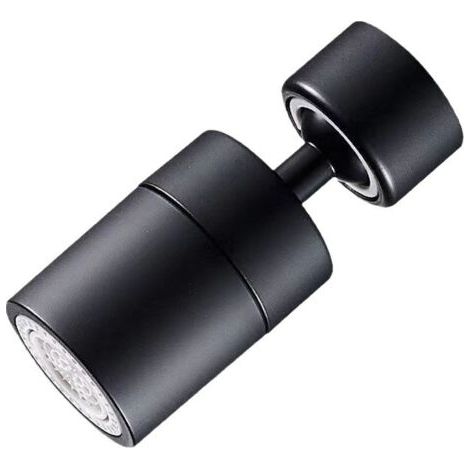 Mousseur orientable 2 jets F22 M24 noir, mâle / femelle (1/4)