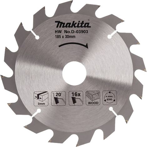 Makita Sägeblatt 185x30/16Z Holz