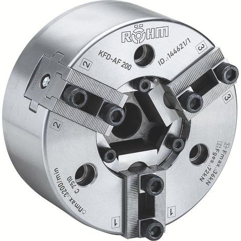 Röhm Mandrin à compensation de force KFD-AF, taille 200, 3 mors - 144621