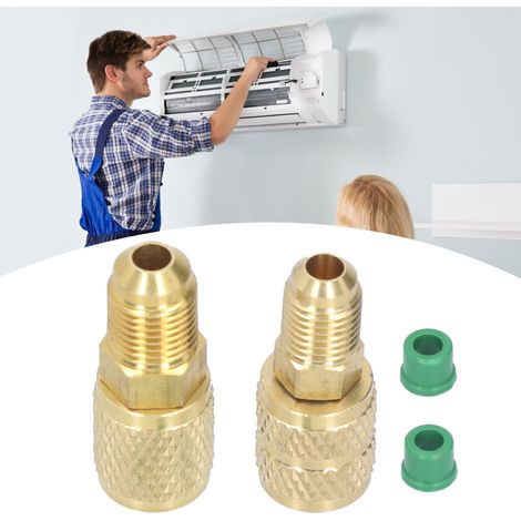 Adaptateur R410 vers R22 1/4SAE pour climatiseur, interface haute tension, tête de conversion (1/5)