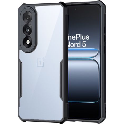 Funda para OnePlus Nord 5, híbrida anticaída, negra. (1/5)