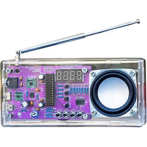 Kit de radio FM à monter soi-même, radio électronique à affichage numérique à tube. (1/5)
