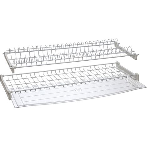 KIT SCOLAPIATTI C/VASCHETTA 76 CM CROMO
