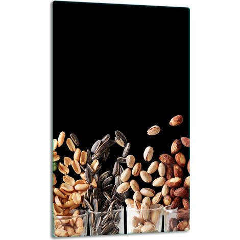 Tablero de mesa de vidrio de 30x52 cm, negro. (1/5)