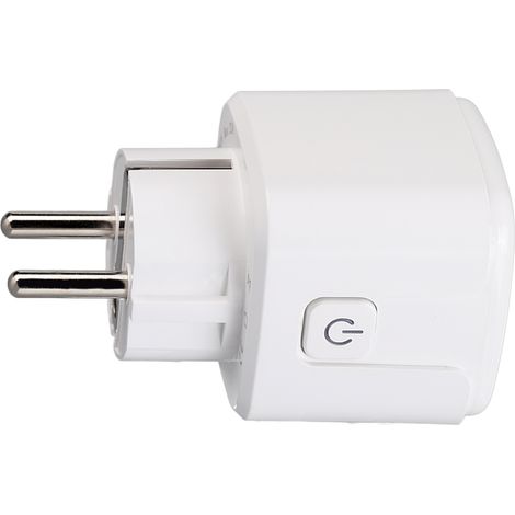 Prise intelligente connectée 20A WiFi sans fil commande par application compatible Tuya prise UE 100-250V (1/5)