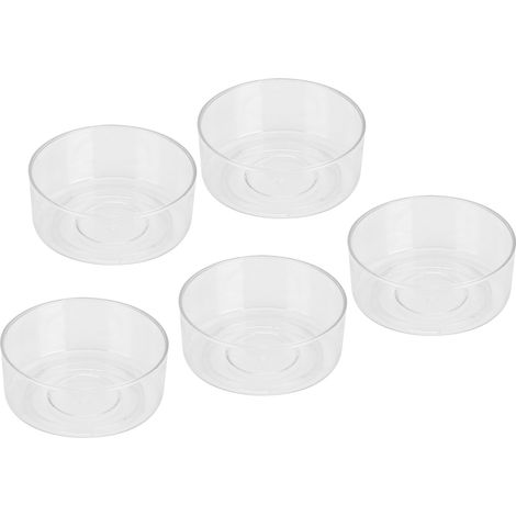 Lot de 50 socles en plastique rond pour bougies LED DIY, coques pour bougies chauffe-plat, accessoires de fabrication (50 pièces par lot)