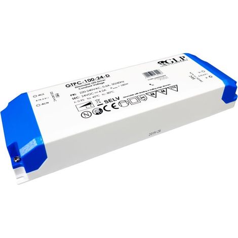 Alimentation Triac LED dimmable à tension constante 100W 24V (1/3)