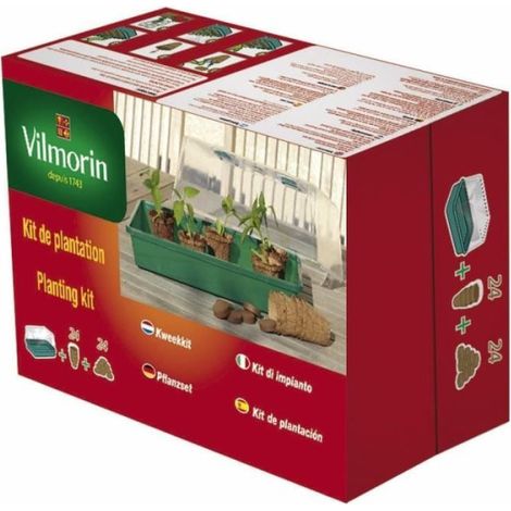 Vilmorin Kit de Plantation - 24 godets et 24 pastilles (1/2)