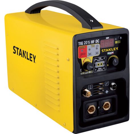 Saldatrice a TIG Inverter Stanley TIG201 i Hf-Dc con Valigetta (1/2)