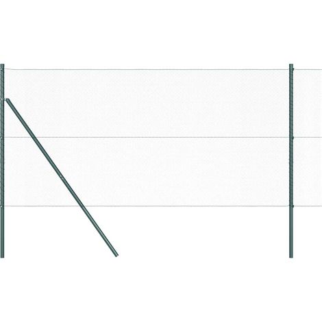 Maison Exclusive - Ground Fix Geschweißter Drahtzaun 10 x 1 m (B