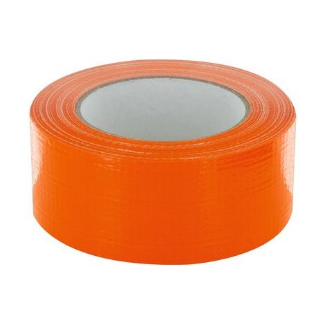 Rub adhésif toile orange 33 m x 48 mm (1/4)