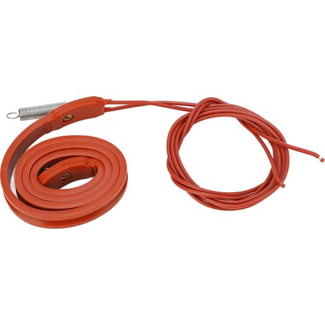 Câble chauffant électrique 220V 45W avec isolation double couche ruban thermique anti-gel pour compresseur climatisation et tuyau d'eau 630mm (1/5)
