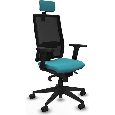 Piqueras et Crespo 2D066N2 Chaise de bureau turquoise (1/3)