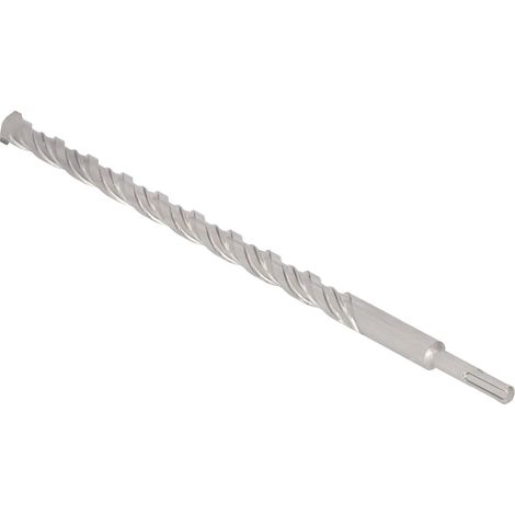 KOTARBAU® Kotarbau® Foret Beton Sds Plus 22x400mm - Meche Beton avec Pointe en Carbure Foret Béton - Foret Perforateur - Foret Hélicoïdal Pour Pierre Kvs - en Acier 40Cr - Argent (1/5)