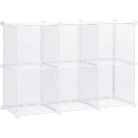 Zapatero, ahorra espacio, transparente, 65 × 32 × 95 cm, PP, 3,4 kg (1/5)