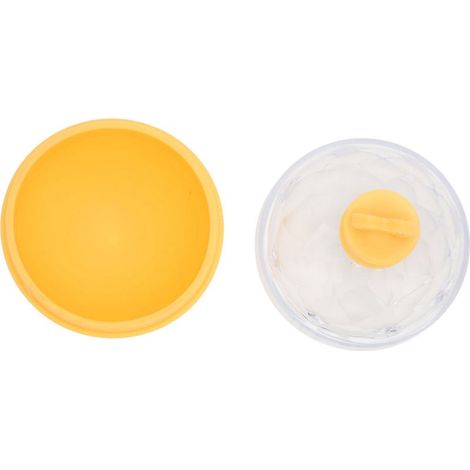 Moule à Boule de Glace avec Fond Souple Forme Ronde pour Vin Café Thé aux Fruits Jaune (1/5)