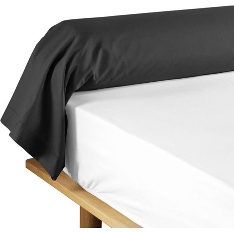 Taie de Traversin "Lina" 85x185cm Noir (1/4)