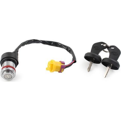Serrure de Commutateur à Clé de Contact 4 Fils pour Linhai 250 250Cc 260 260Cc 300 300Cc 400 400Cc ATV UTV