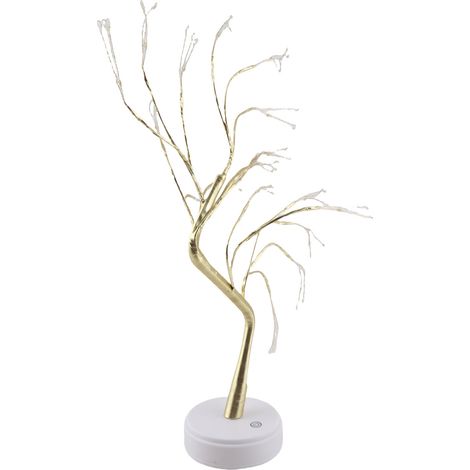 Veilleuse LED 108 LED, lampe USB en forme d'arbre, lampe de nuit DIY en fil de cuivre pour la décoration de la maison, de la chambre ou du bureau (1/5)