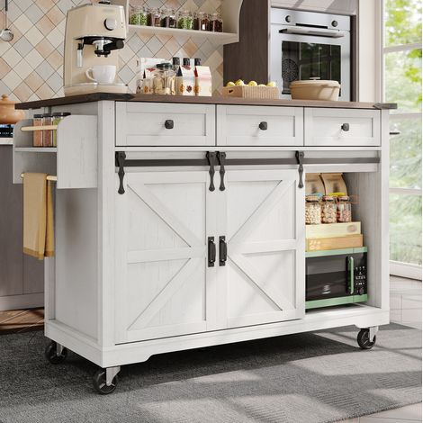 Table repas extensible 140 cm bois beige rangement OKMYHOME (1/5)