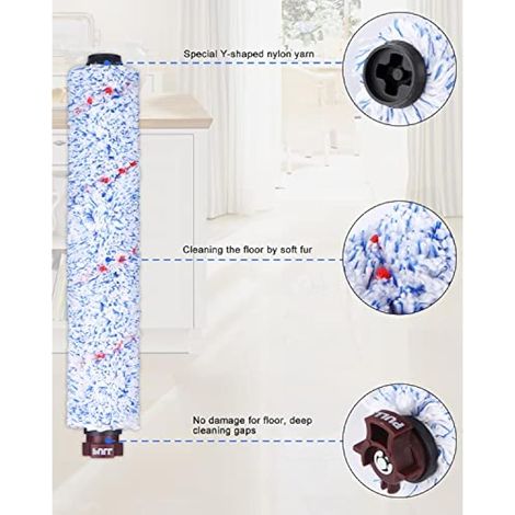 Accessoires pour Bissell Crosswave 3 en 1, rouleau de brosse et filtres, pièces de rechange pour Bissell (1/4)
