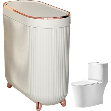 Toiletten Mülleimer 12 6 x 5 51 Zoll großer Abfallkorb Soft
