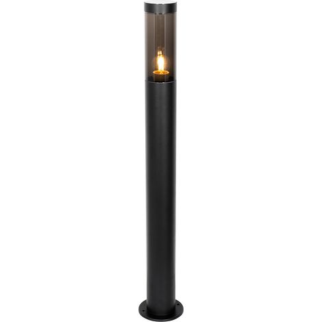 Modern Outdoor Pole Lamp Black 110 cm IP44 - Rox