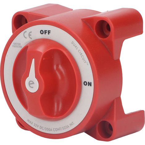 2-poliger, 4-poliger, 350 A, IP66 wasserdichter Universal-Batterietrennschalter für Boote, Yachten, Wohnwagen, Wohnmobile und Autos (1/5)