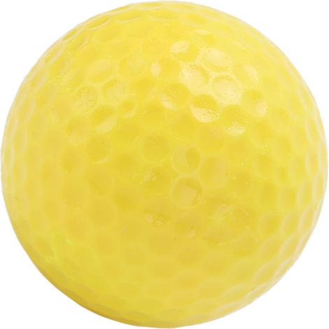 Balles de golf flottantes jaunes pour parcours aquatique et sports de plein air (1/5)