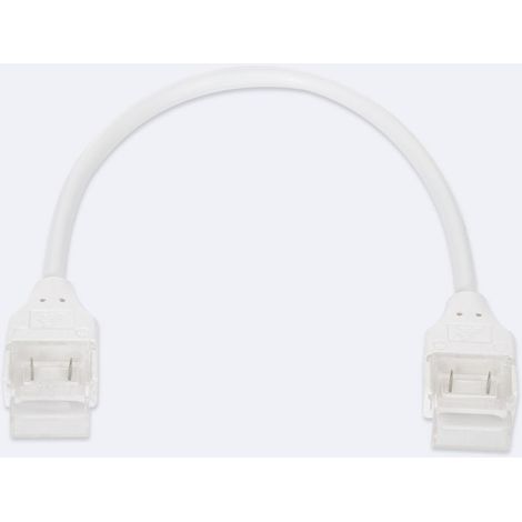 Connettore Hippo Doppio con Cavo per Striscia LED Senza Raddrizzatore 220V AC SMD SILICONE FLEX Larga 12mm 12 mm
