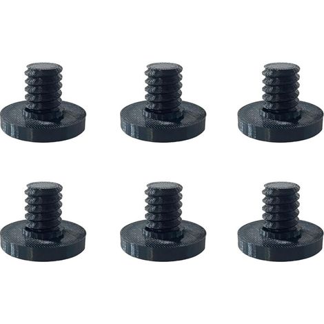 Set di 6 bulloni di ricambio per casette da giardino e accessori per tende da sole. (1/4)