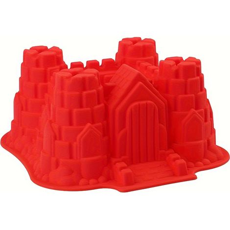 Moule à gâteau en silicone, moule à sucre, château